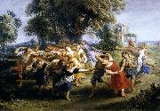 Peter Paul Rubens Dance of Italian Villagers oil painting picture wholesale